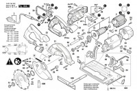 Bosch 3 601 F64 072 GKS 55 Circular hand saw Spare Parts